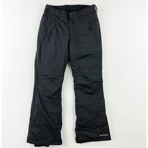 COLUMBIA Womens Snow Pants Size S Womens Black Ski Winter Insulated